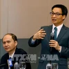 Phó Thủ tướng Vũ Đức Đam phát biểu tại hội thảo. Ảnh: Quang Quyết/TTXVN