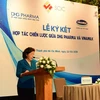 Bà Mai Kiều Liên – Tổng Giám đốc Công ty Cổ phần Sữa Việt Nam phát biểu tại buổi Lễ ký kết.