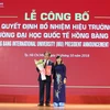 lãnh đạo UBND TPHCM đã trao quyết định bổ nhiệm NGND.PGS.TS Hồ Thanh Phong giữ chức vụ Hiệu trưởng Trường Đại học Quốc tế Hồng Bàng (HIU).