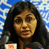 Trợ lý ngoại trưởng Mỹ phụ trách các vấn đề Nam Á và Trung Á Nisha Biswal. (Ảnh: AFP)