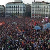 Dân Tây Ban Nha biểu tình. (Nguồn: rt.com)