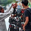 [Photo] Người thổi hồn cho mặt nạ tuồng ở TP Hồ Chí Minh