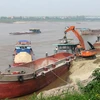 Tỉnh trạng khai thác cát trái phép tại Thanh Hóa vẫn tái diễn
