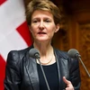 Bà Sommaruga được bầu làm tổng thống Thụy Sĩ nhiệm kỳ 2015