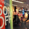 Mỹ: Làn sóng mua sắm “Siêu thứ Bảy” không như mong đợi