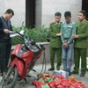 Công an Quảng Ninh bắt đối tượng vận chuyển 40kg pháo lậu