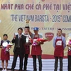 Thái Thanh Tùng đoạt danh hiệu Đệ nhất pha chế càphê 2015