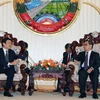 Chủ tịch nước Trương Tấn Sang hội kiến các lãnh đạo Lào