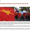 Báo Argentina đưa tin về Việt Nam nhân kỷ niệm 40 năm giải phóng