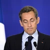 Cựu Tổng thống Pháp Nicolas Sarkozy, thủ lĩnh đảng đối lập Liên minh vì phong trào nhân dân (UMP) phát biểu tại thủ đô Paris ngày 7/1/2015. (Nguồn: AFP/TTXVN)