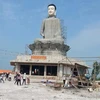 Vụ tượng Phật bị đổ sập: Đình chỉ hoạt động xây dựng tại chùa 