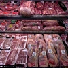 Thịt bò bày bán ở siêu thị. Ảnh minh họa. (Nguồn: AFP/TTXVN)