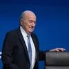 Chủ tịch FIFA Sepp Blatter tại cuộc họp báo ở Zurich, Thụy Sỹ. (Nguồn: THX/TTXVN)