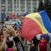 Hàng chục nghìn người biểu tình đòi Tổng thống từ chức tại Chisinau. (Nguồn: AFP/TTXVN)