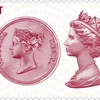 Một trong năm mẫu tem mới được công bố ngày 9/9. (Nguồn: AFP/TTXVN)