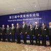 Chủ tịch Trung Quốc Tập Cận Bình (giữa) trong cuộc gặp với giới lãnh đạo doanh nghiệp Mỹ tại Seattle ngày 22/9. (Nguồn: AFP/TTXVN)