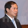 Thứ trưởng Bộ Ngoại giao Bùi Thanh Sơn. (Ảnh: Doãn Tấn/TTXVN)