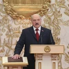 Tổng thống Lukashenko tại lễ tuyên thệ. (Nguồn: THX/TTXVN)
