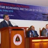 Thủ tướng Timor-Leste Rui Maria de Araujo phát biểu khai mạc hội nghị. (Ảnh: Lâm Khánh/TTXVN)