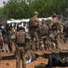 Binh sỹ gìn giữ hòa bình Liên hợp quốc làm nhiệm vụ tại doanh trại ở Gao, Mali ngày 1/6 sau vụ tấn công. (Nguồn: AFP/TTXVN)