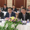 Đoàn đại biểu Việt Nam tại cuộc họp. (Ảnh: Văn Sơn/TTXVN)