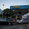 Một trạm bán xăng ở Venezuela. (nguồn: EPA/TTXVN)