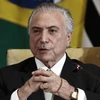 Tổng thống Brazil Michel Temer phát biểu tại một cuộc họp ở Sao Paulo. (Nguồn: AFP/TTXVN)