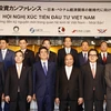 Thủ tướng Nguyễn Xuân Phúc, Thủ tướng Nhật Bản Shinzo Abe với các đại biểu tham dự hội nghị. (Ảnh: Thống Nhất/TTXVN)