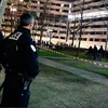 Cảnh sát phong tỏa hiện trường vụ xả súng ở Toulouse tối 3/7. (Nguồn: NEWS.com.au/ TTXVN)
