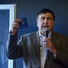 Cựu Tổng thống Gruzia Mikheil Saakashvili tại Warsaw, Ba Lan ngày 6/8. (Nguồn: EPA/TTXVN)