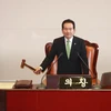 Chủ tịch Quốc hội Hàn Quốc Chung Sye-kyun khai mạc phiên họp Quốc hội ở thủ đô Seoul ngày 22/7. (Nguồn: EPA/TTXVN)