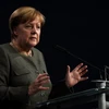 Thủ tướng Đức Angela Merkel phát biểu tại một sự kiện ở Nuremberg, miền nam Đức ngày 1/9. (Nguồn: AFP/TTXVN)