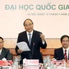  Thủ tướng Nguyễn Xuân Phúc phát biểu tại buổi làm việc. (Ảnh: Thống Nhất/TTXVN)