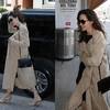 Angelina Jolie thanh lịch đậm chất Pháp với túi xách của Saint Laurent