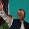 Cựu Thủ tướng Pakistan Nawaz Sharif tại một sự kiện ở Lahore ngày 12/8. (nguồn: AFP/TTXVN)