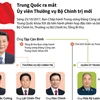 [Infographics] Trung Quốc ra mắt ủy viên thường vụ Bộ Chính trị mới