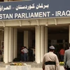 Trụ sở cơ quan lập pháp khu tự trị người Kurd ở Arbil, Iraq ngày 29/10. (Nguồn: AFP/TTXVN)