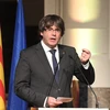 Thủ hiến bị phế truất vùng Catal​onia Carles Puigdemont tại Brussels (Bỉ) ngày 7/11. (Nguồn: AFP/TTXVN)