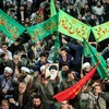 Tuần hành ủng hộ chính phủ tại thủ đô Tehran ngày 30/12. (Nguồn: AFP/TTXVN)