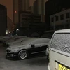 Ngày 25/1, tuyết đã phủ trắng mọi vật thể cố định ở thành phố Thường Châu, từ cây cối, mái nhà cho tới các xe ôtô. (Ảnh: Hoàng Linh)