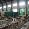 Phòng học thực hành tại Trung tâm giáo dục thường xuyên-hướng nghiệp dạy nghề huyện Thạch Hà (Hà Tĩnh). (Ảnh: Hoàng Ngà/TTXVN)