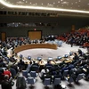  Toàn cảnh phiên họp của Hội đồng Bảo an về Syria ở New York (Mỹ). (Nguồn: THX/TTXVN)