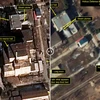 Hình ảnh vệ tinh tại Trung tâm Nghiên cứu Khoa học Hạt nhân Yongbyon. (Nguồn: 38north.org)