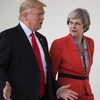 Tổng thống Mỹ Donald Trump và Thủ tướng Anh Theresa May trong một cuộc gặp năm 2017. (Nguồn: AFP)