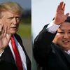 Tổng thống Mỹ Donald Trump và nhà lãnh đạo Triều Tiên Kim Jong-un. (Nguồn: AFP/TTXVN)