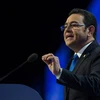 Tổng thống Guatemala Jimmy Morales. (Nguồn: AFP/TTXVN)