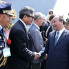 Thủ tướng Nguyễn Xuân Phúc và các đại biểu tham dự lễ kỷ niệm. (Ảnh: Thống Nhất /TTXVN)