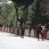 Lực lượng an ninh Afghanistan điều tra tại hiện trường một vụ đánh bom tại Kabul. (Nguồn:THX/TTXVN)
