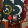 Tướng Trương Hựu Hiệp (trái) và Tướng Qamar Javed Bajwa. (Nguồn: thenews.com.pk)