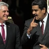Chủ tịch Cuba Diaz-Canel (trái) và Tổng thống Venezuela Nicolas Maduro. (Nguồn: france24.com)